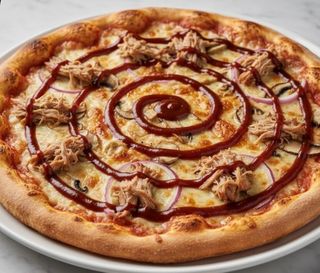 Pizza de pulled pork (500 g.)