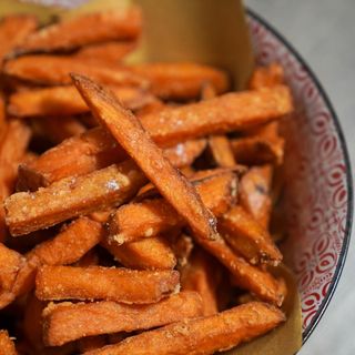 Patate dolci americane fritte