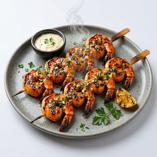 Grilled Prawn Skewer