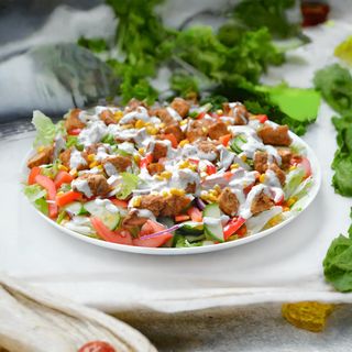 Kebab z Sałatką Kurczak lub Wlowina