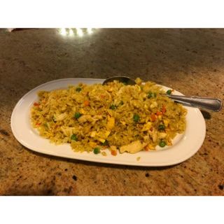 Arroz Frito Con Pollo Al Curry