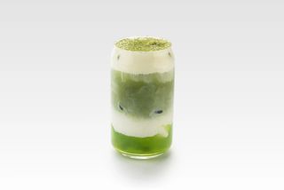 Матча с дыней