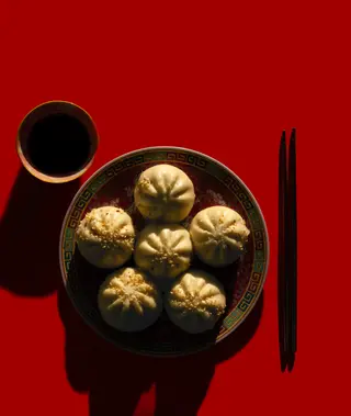 Baozi kurczak w sosie hoisin