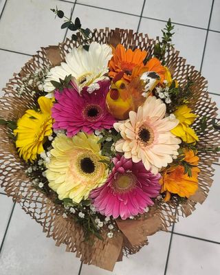 Bouquet Gerberas da Páscoa