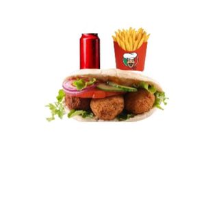 Panino falafel menù