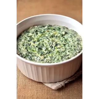 Creamed spinach