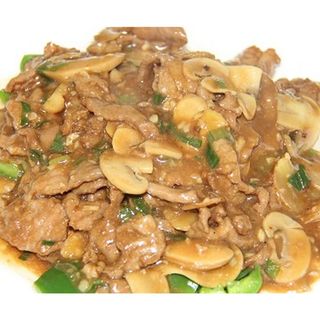 Pork with mushrooms