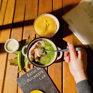 Bors de crap dunarean, parfumat cu leustean