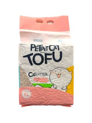 Tofu Cat Litter 2.5kg Peach | Тофу Наполнитель Персик Av12