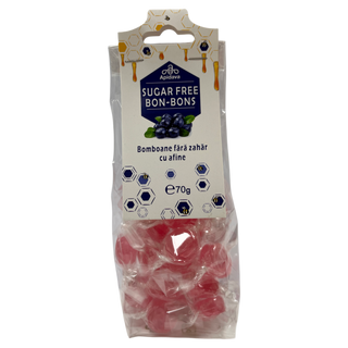 Bomboane cu afine fara zahar (70g)