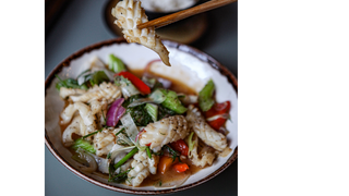 Mực Xào Dứa