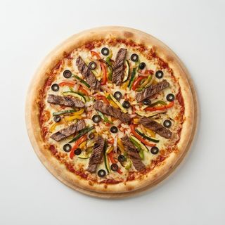 Beef Steak Pizza Veg