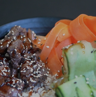 Smart Poke Beef Teriyaki