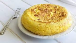 Tortilla De Patata Con Bacalao