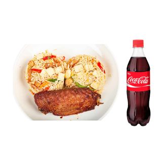 Chinese rice + turkey