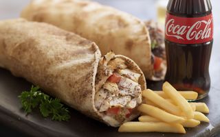 Chawarma + Frites + Jus