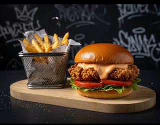 Hamburguesa Korean Chicken
