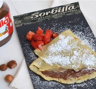 Crêpes con gelato