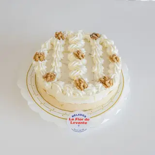 Tarta helada Turrón y Nata-nuez