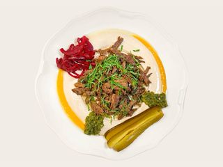 Хумус зі швармою із яловичини (410g)