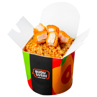 Рис з куркою в китайському соусі (360г)