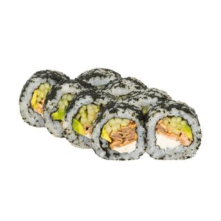 Каліфорнія зі смаженим лососем в кімчі (295г)