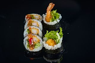Ebi panko futo maki 6szt.	