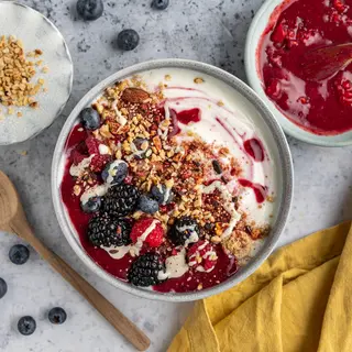 Bowl con base yogur