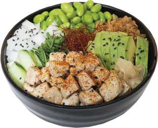 Poke De Pollo Ardiente