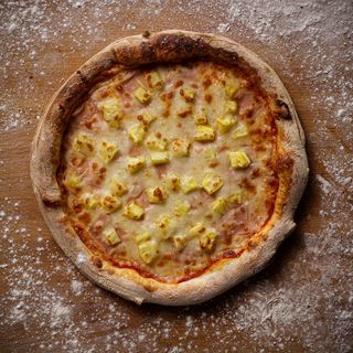 Pizza Abacaxi com Fiambre Individual