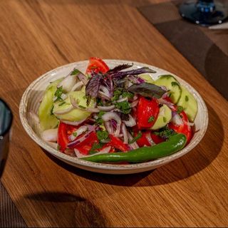 კიტრი პომიდვრის სალათი