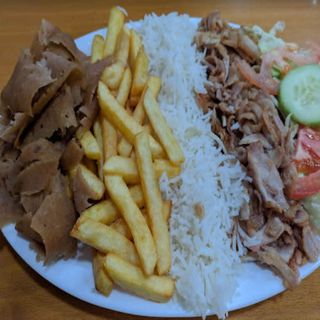 Plato Mixto Con Arroz Normal Sin Pan