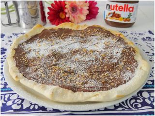 Pizza con Nutella
