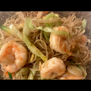 Spaghetti riso gamberi