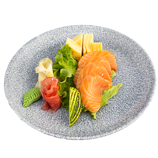 9. Sashimi z łososiem 80g / 60g