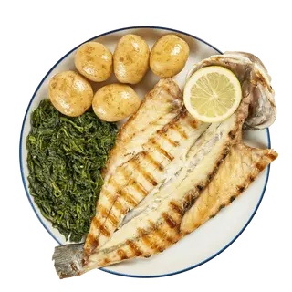 Robalo Grelhado + 2 acompanhamentos