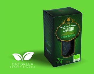 Herbata zielona z pokrzywą Dary Natury 80g