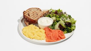 SCRAMBLE WITH SALMON