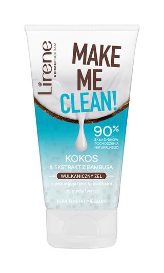 Gel de curatare faciala cu particule de scrub din roca vulcanica,150ml