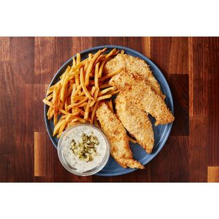 Fish Dry Fry Served With Plain Chips