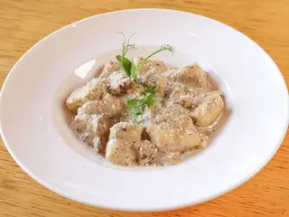 Gnocchi Tartufo con Porcini