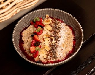 Terci de ovaz cu lapte de migdale 