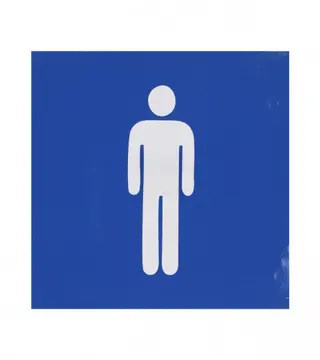 (005153) Naljepnica WC MUŠKI 19,5x19,5cm M50831