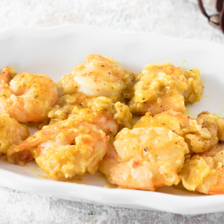 Gamberi al curry 