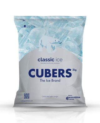 Hielo Bolsa Cubitos Normales 2Kg
