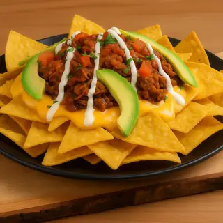 Nachos de la casa