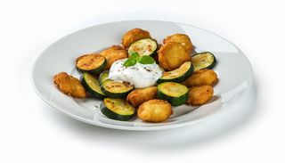 Pohane tikvice i patlidžan