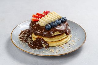 Pancakes z kremem ferrero