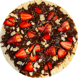 Strawberry Nuttella Pizza