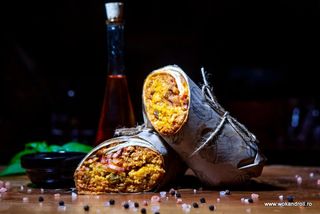 Tikka masala burrito